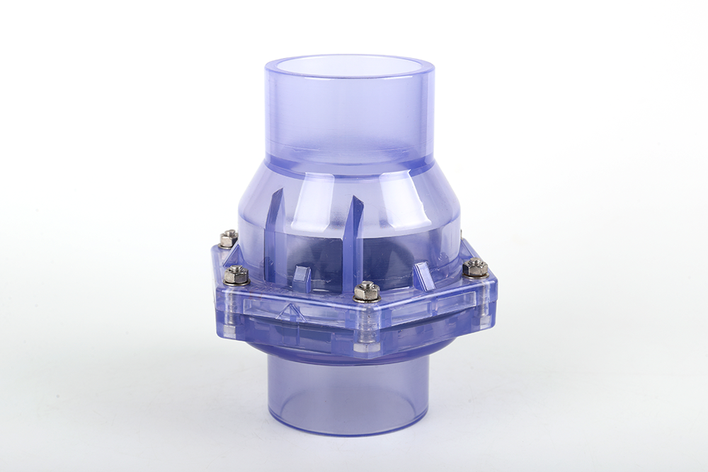 商水透明翻板式止回阀